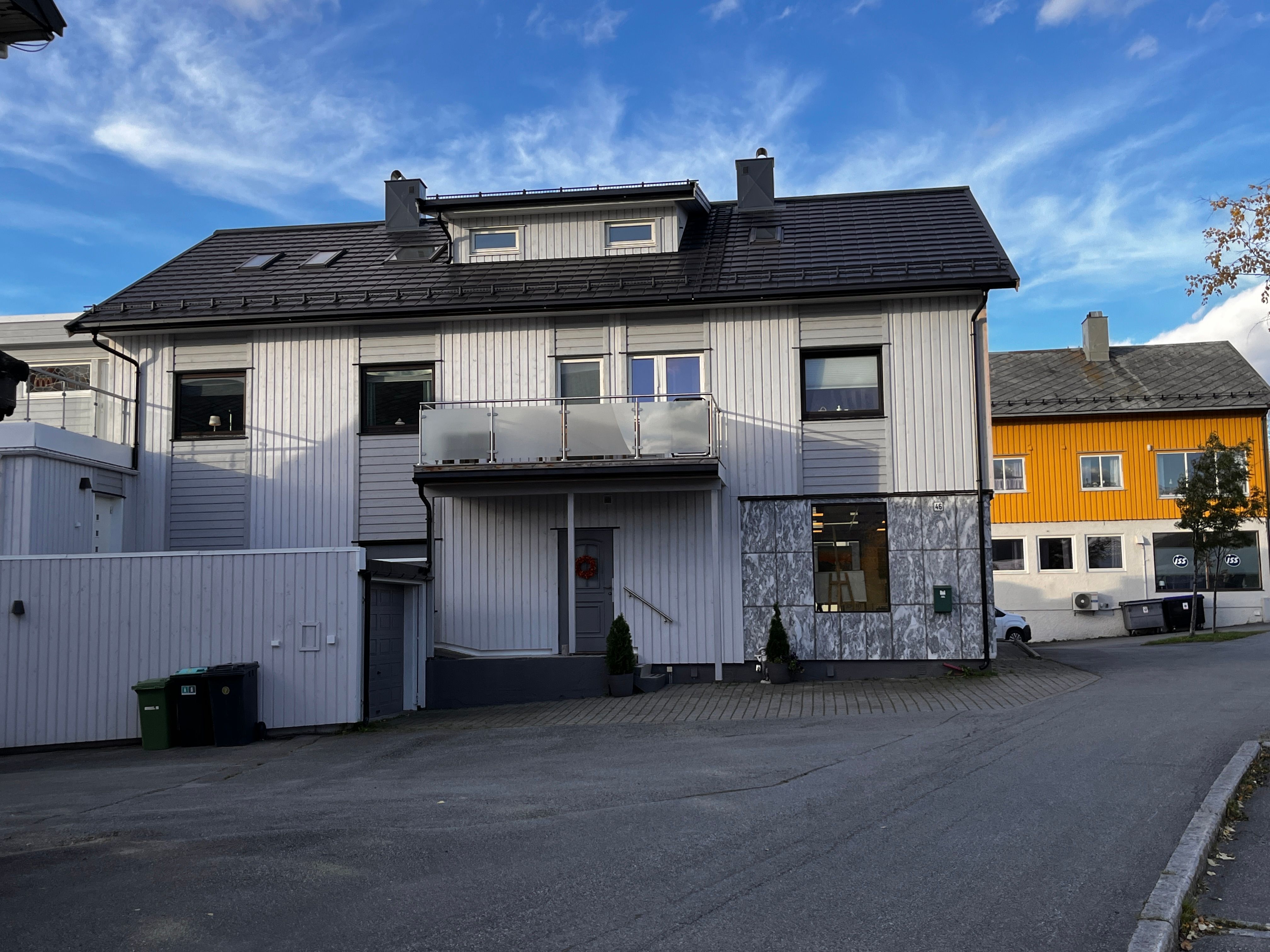 Ferdigstilt næringsbygg etter rehabilitering
